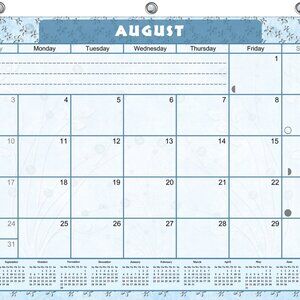 2026-2027 Academic Year 12 Months Student Calendar/ Planner for 3-Ring Binder 11